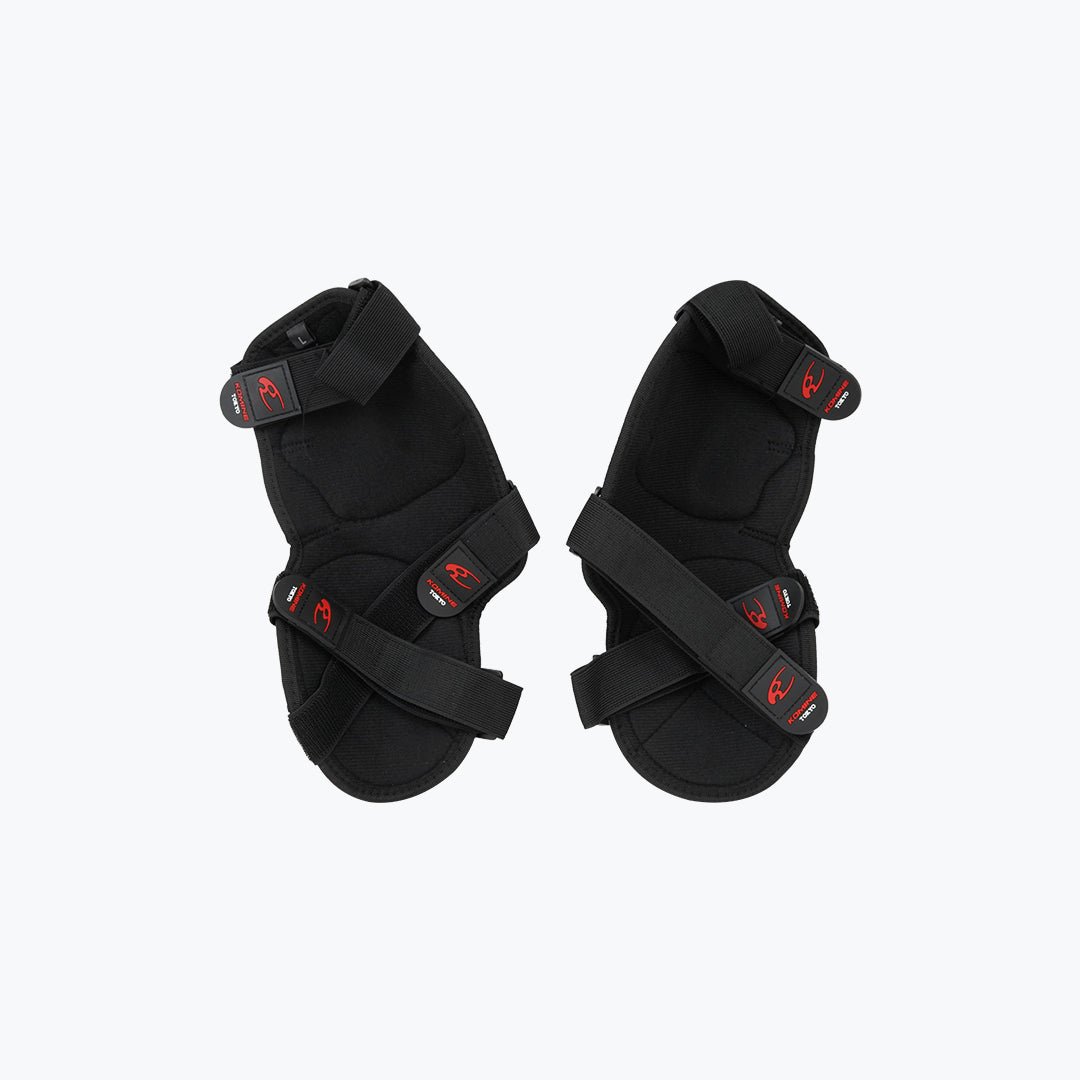 Kominie Knee Guard with Slider Black – Motorcycle Riding Knee Protector