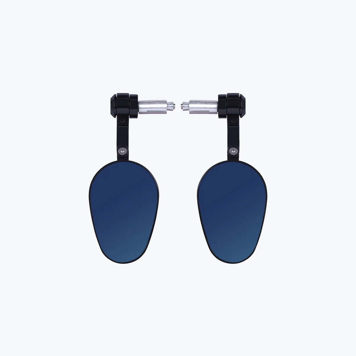 GT Mirror Oval With Adjustable Rod Black