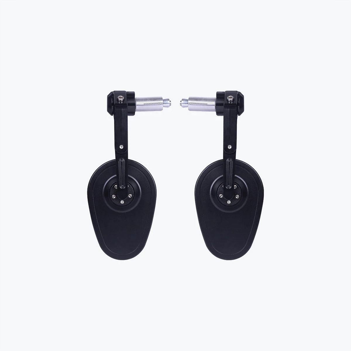 GT Mirror Oval With Adjustable Rod Black
