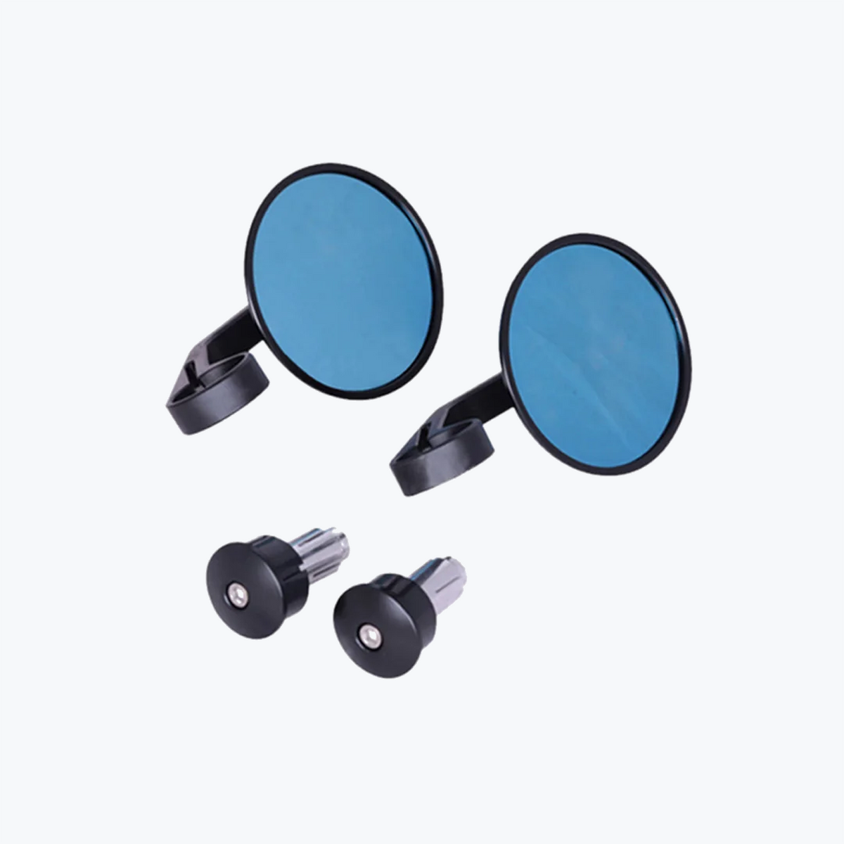 Rizoma CNC GT Round Mirror Black