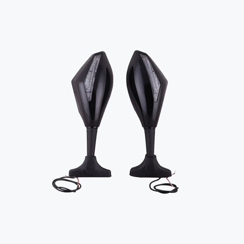 CBR 2 Side Indicator Mirror-Black