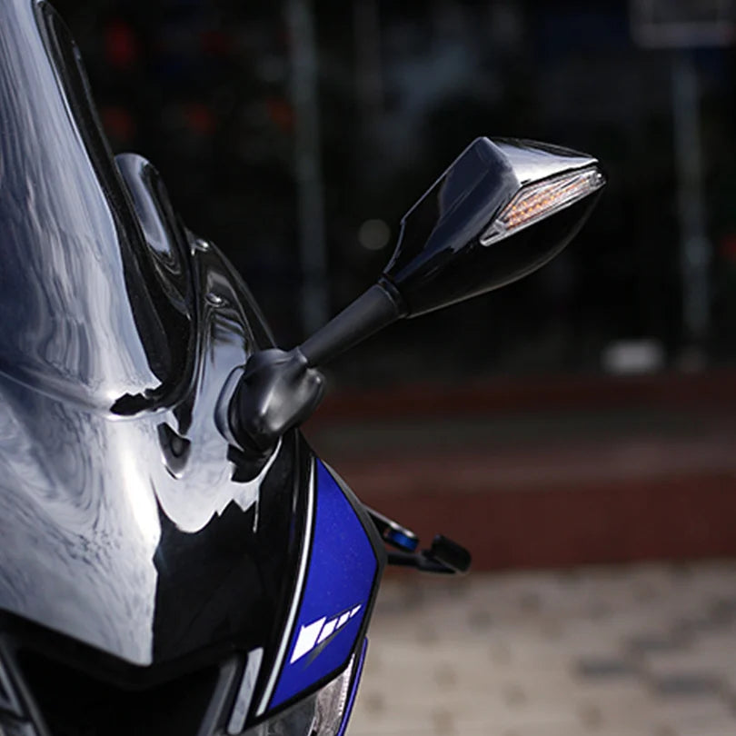 CBR 2 Side Indicator Mirror-Black