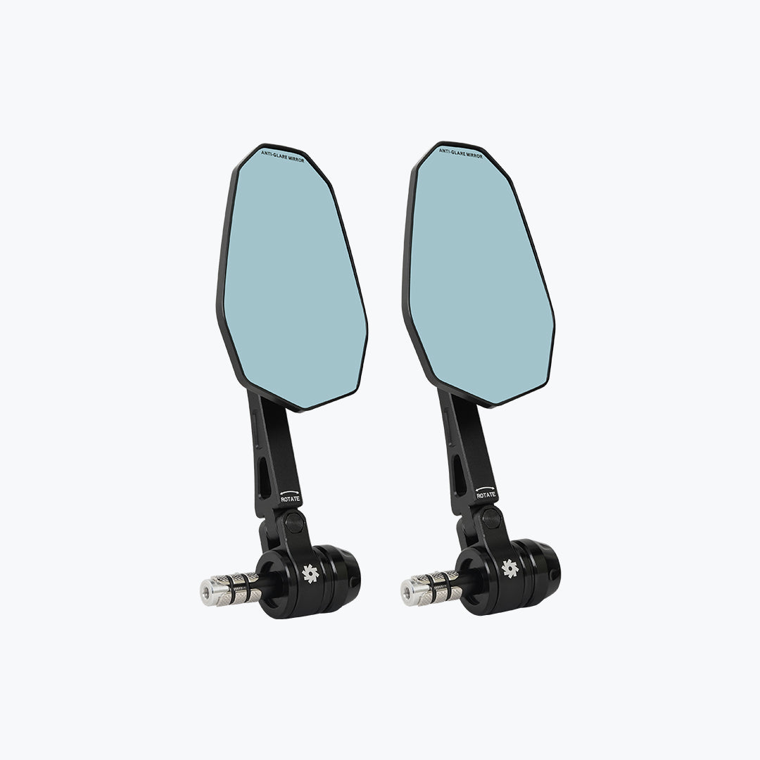 BOBO RM2D Premium Bar End Mirror Pair Black
