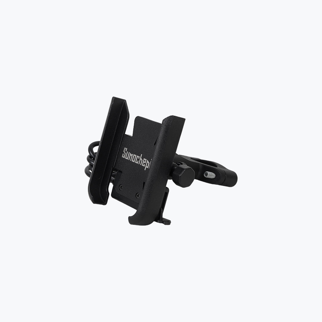 SUMOCHEPIN Mobile Holder With USB Charger Handle Mount