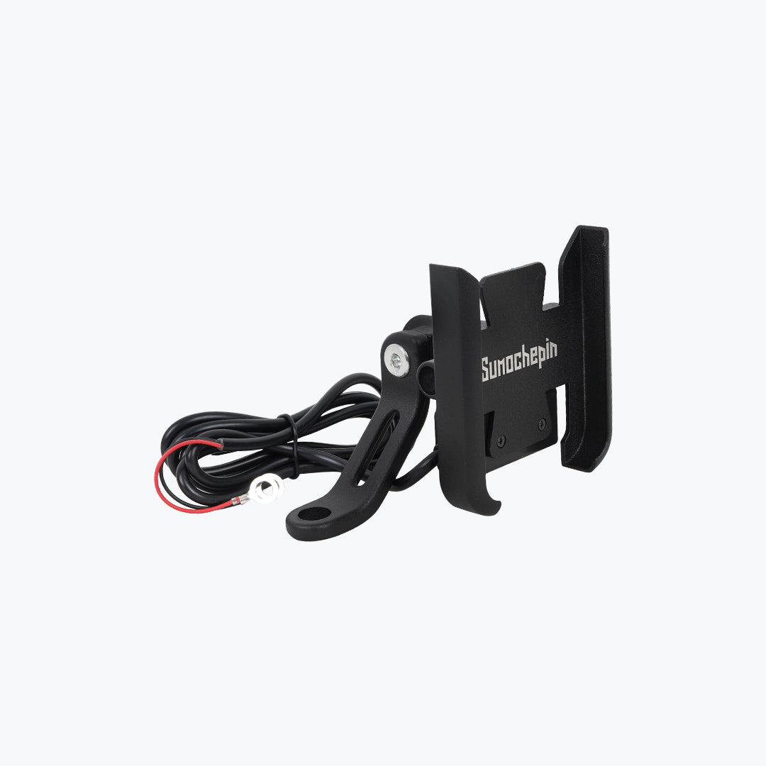 SUMOCHEPIN Mobile Holder With USB Charger Mirror Mount