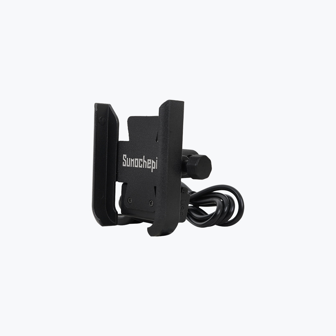 SUMOCHEPIN Mobile Holder With USB Charger Mirror Mount