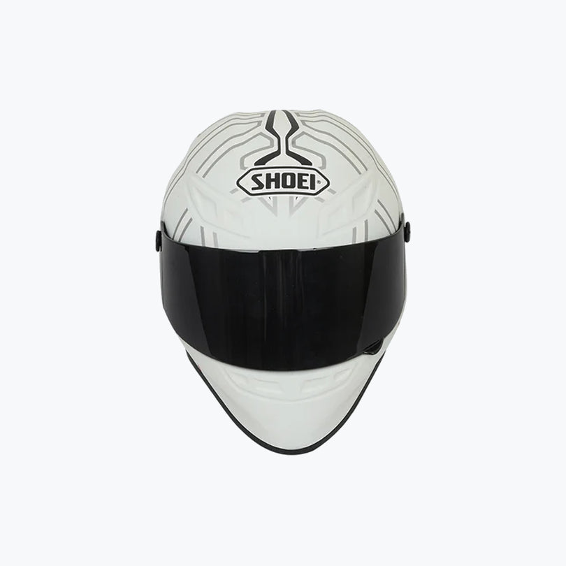 93 Ant Design Scale Model Helmet White – Miniature Collectible Racing Helmet