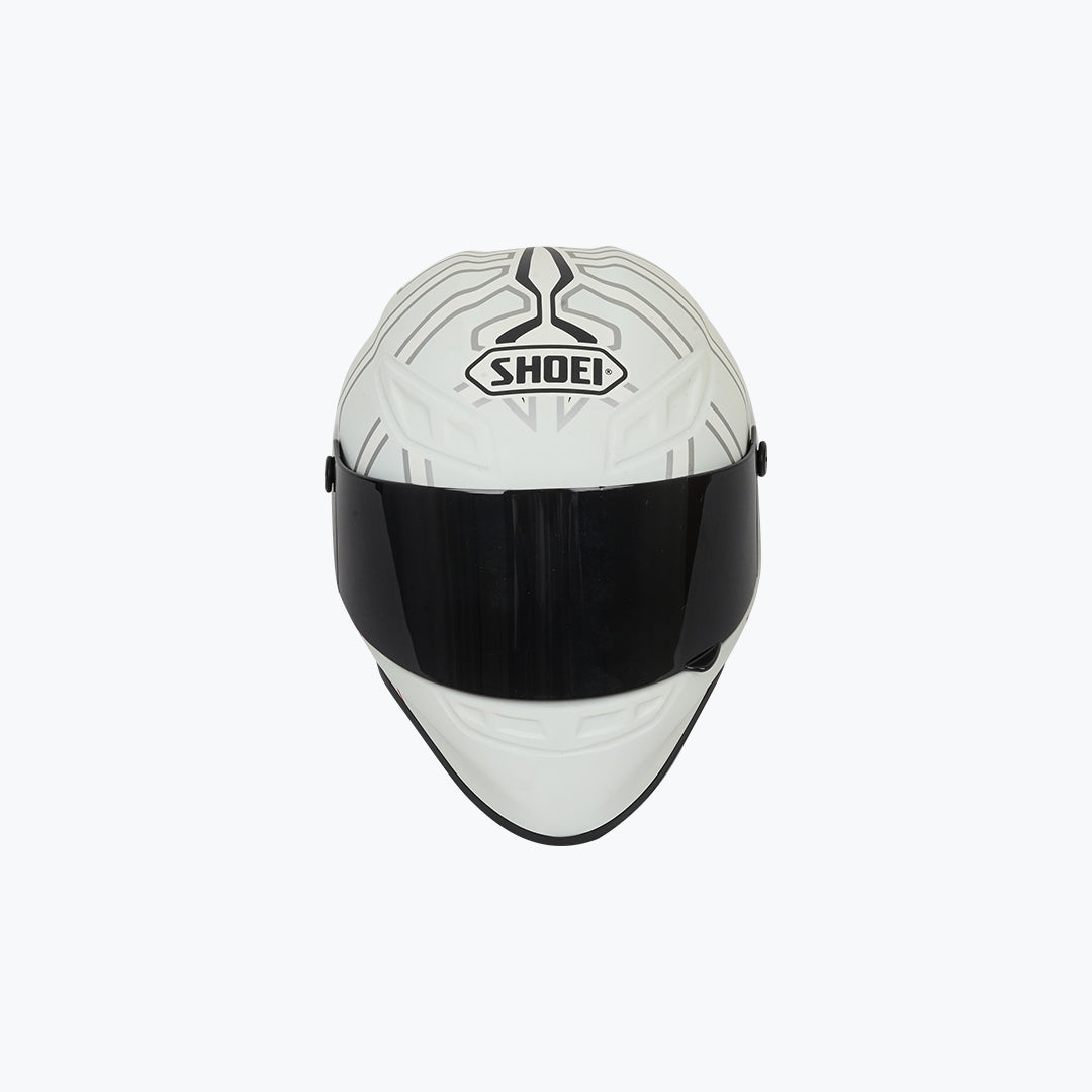 93 Ant Design Scale Model Helmet White – Miniature Collectible Racing Helmet