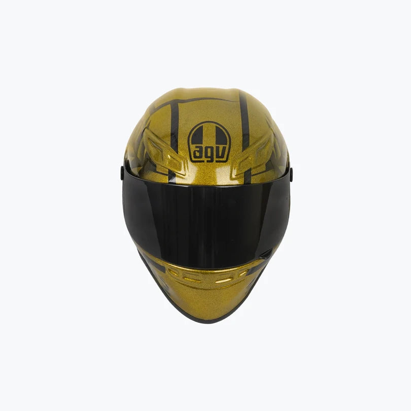 AGV Leopard Scale Model Helmet Gold