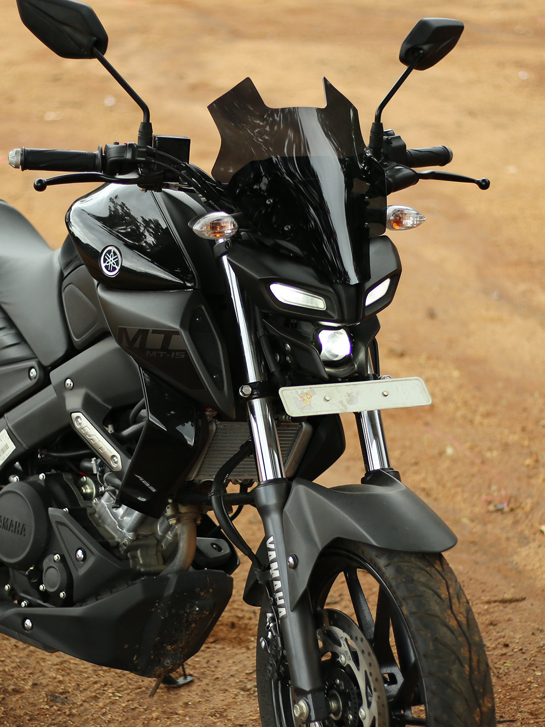 MT-15 Dark Warrior Visor