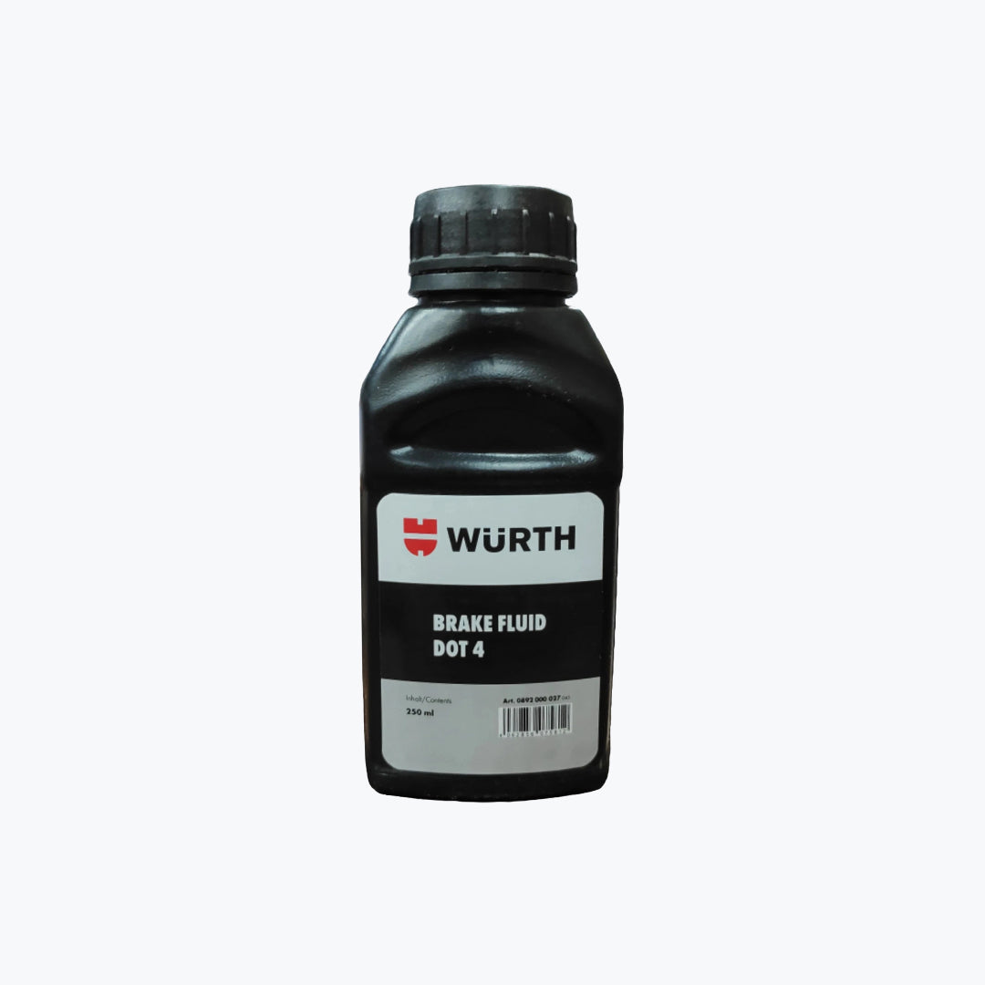 Wurth Brake Fluid DOT 4 250ml – High Performance Hydraulic Brake Fluid