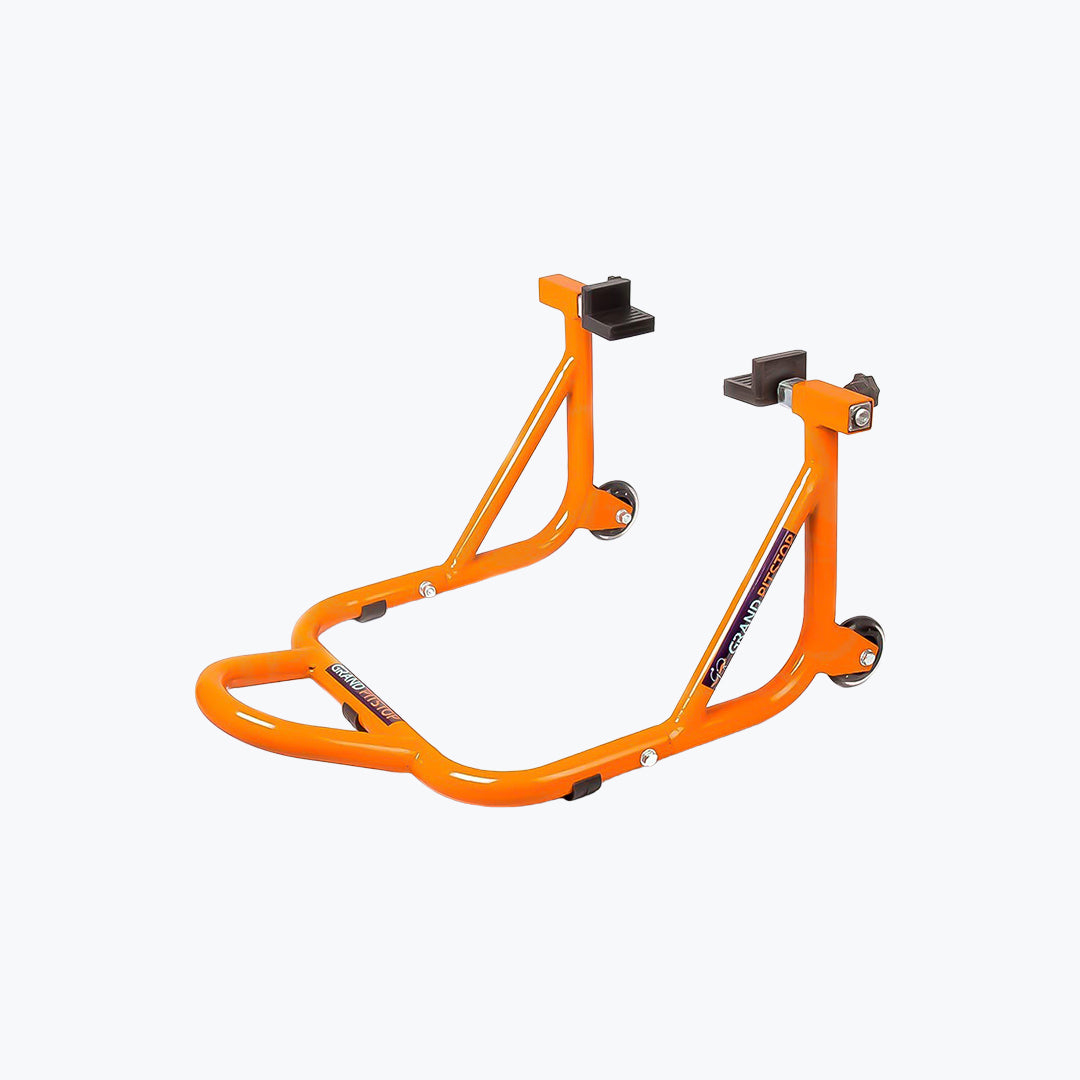 GrandPitstop Dismantable Rear Paddock Stand with Skate Wheels