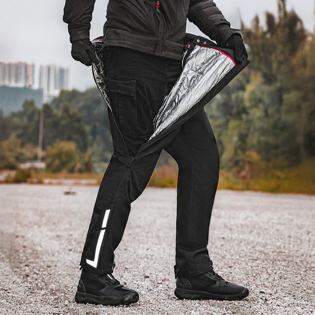 MOTOWOLF TM2-B Electric Quick Release Riding Pants Black