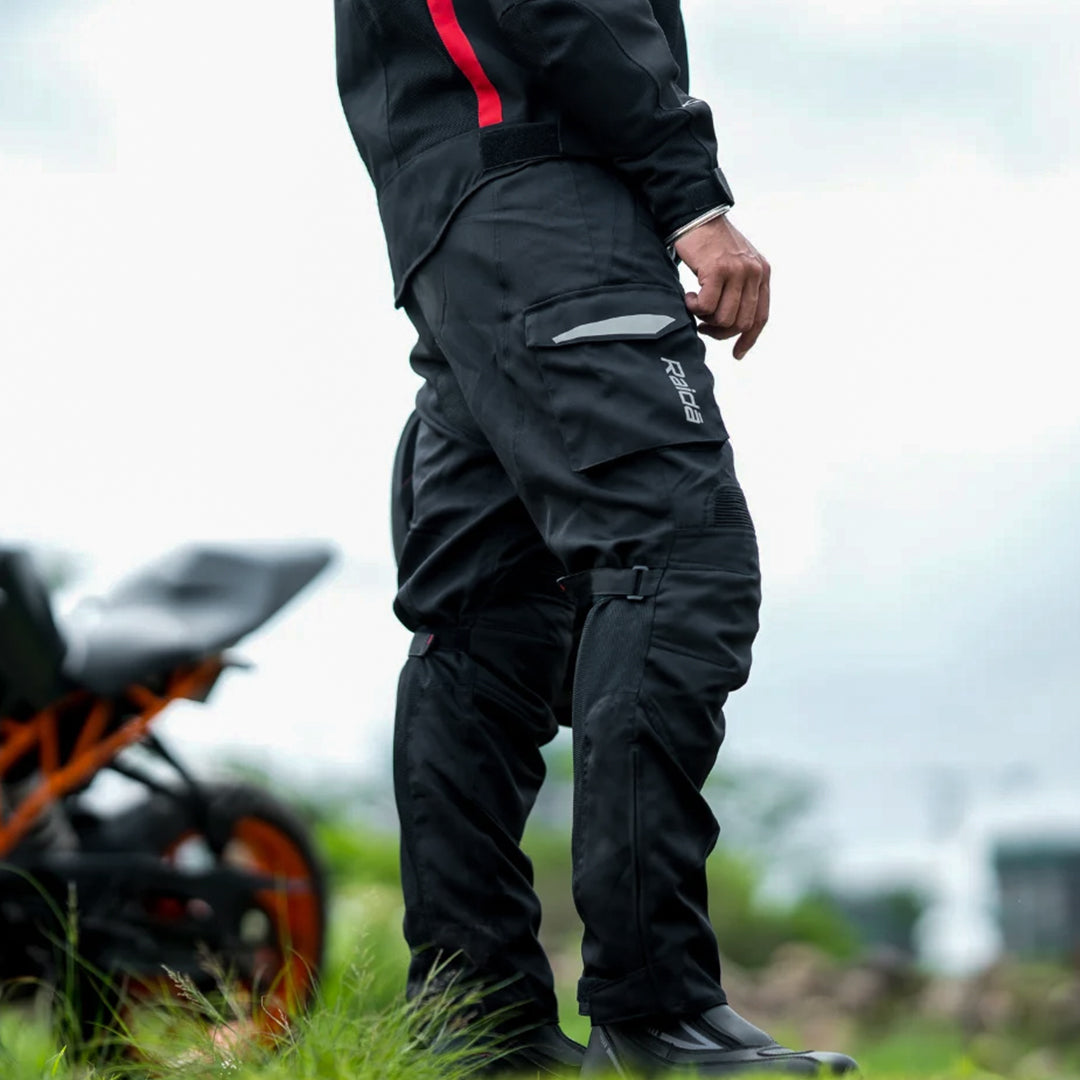 Raida Rover Motorcycle Riding Pants Black