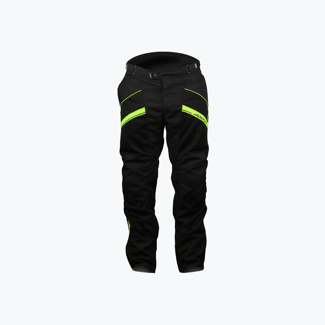 AXOR Delta Riding Pants Black Neon Yellow