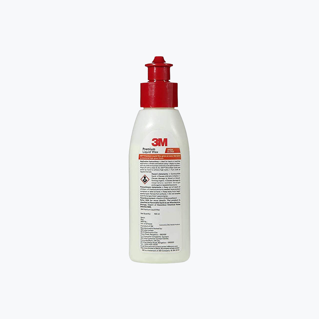 3M Premium Liquid Wax 100ml – Motorcycle & Car Polish Wax