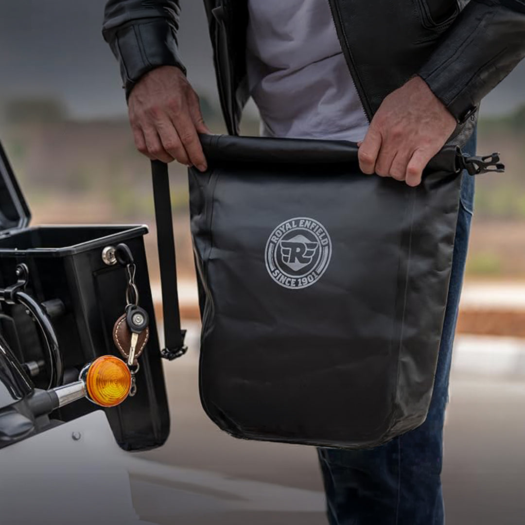 Royal Enfield Meteor Black Commuter Waterproof Bag KXA00082
