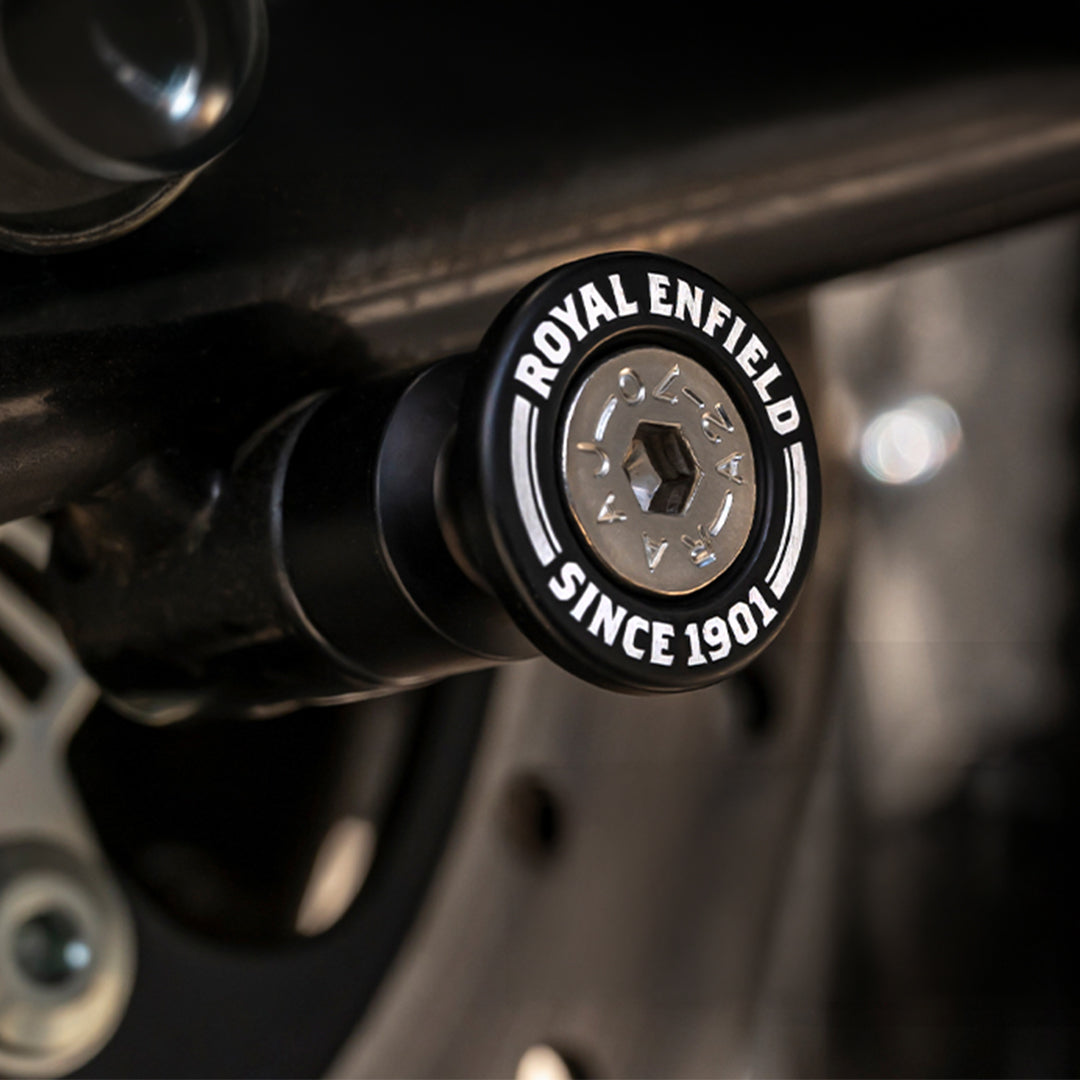 Royal Enfield Interceptor Black Swingarm Bobbins 1990415