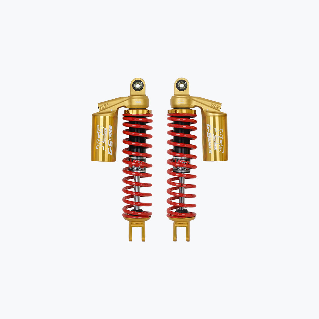 YSS Aerox G-Series Gold Edition Rear Shock Absorber Black Red Gold TC302-305T-02-853M