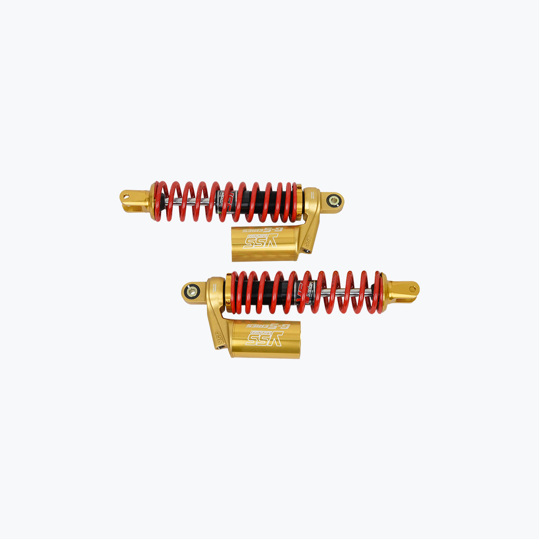 YSS Aerox G-Series Gold Edition Rear Shock Absorber Black Red Gold TC302-305T-02-853M