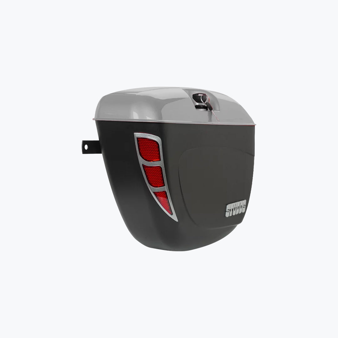 STUDDS Safari Box Black Universal Motorcycle Side Luggage Box