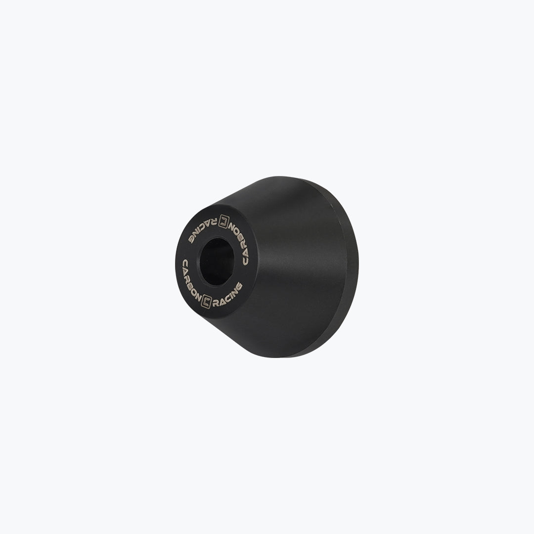 Carbon Racing Exhaust Slider for Bajaj Dominar 400 Black