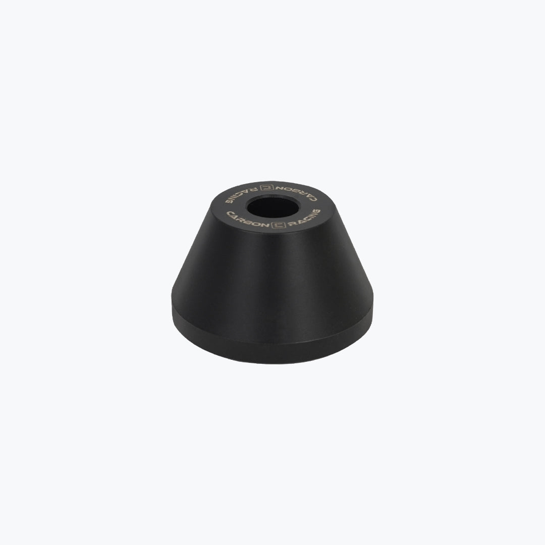 Carbon Racing Exhaust Slider for Bajaj Dominar 400 Black