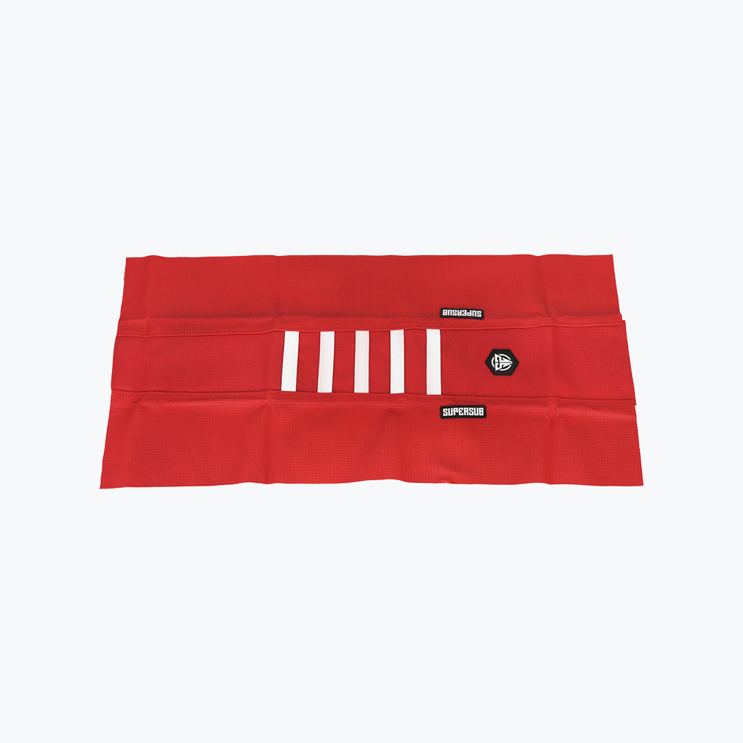 SUPERSUB MX BIKE CLASSIC RED WHITE SEAT COVER