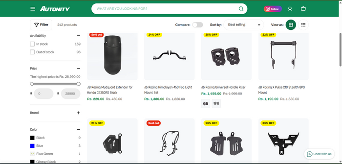 Autonity Online Store