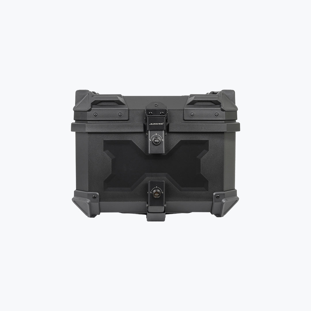 JB Racing TC X45L Economy Black Top Case with Back Rest Pad