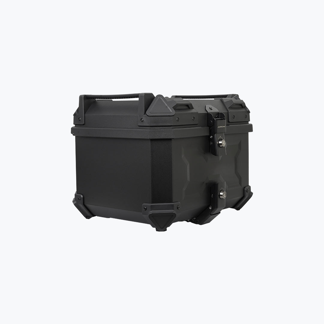 JB Racing TC X45L Economy Black Top Case with Back Rest Pad