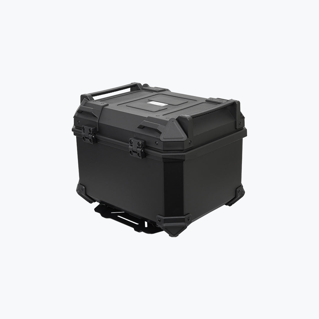 JB Racing TC X45L Economy Black Top Case with Back Rest Pad