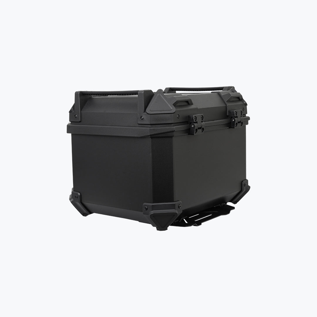 JB Racing TC X45L Economy Black Top Case with Back Rest Pad