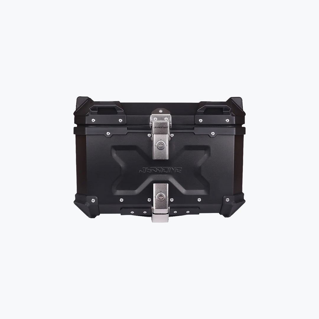 JB Racing TC X 55L Premium Black Top Case with Back Rest Pad