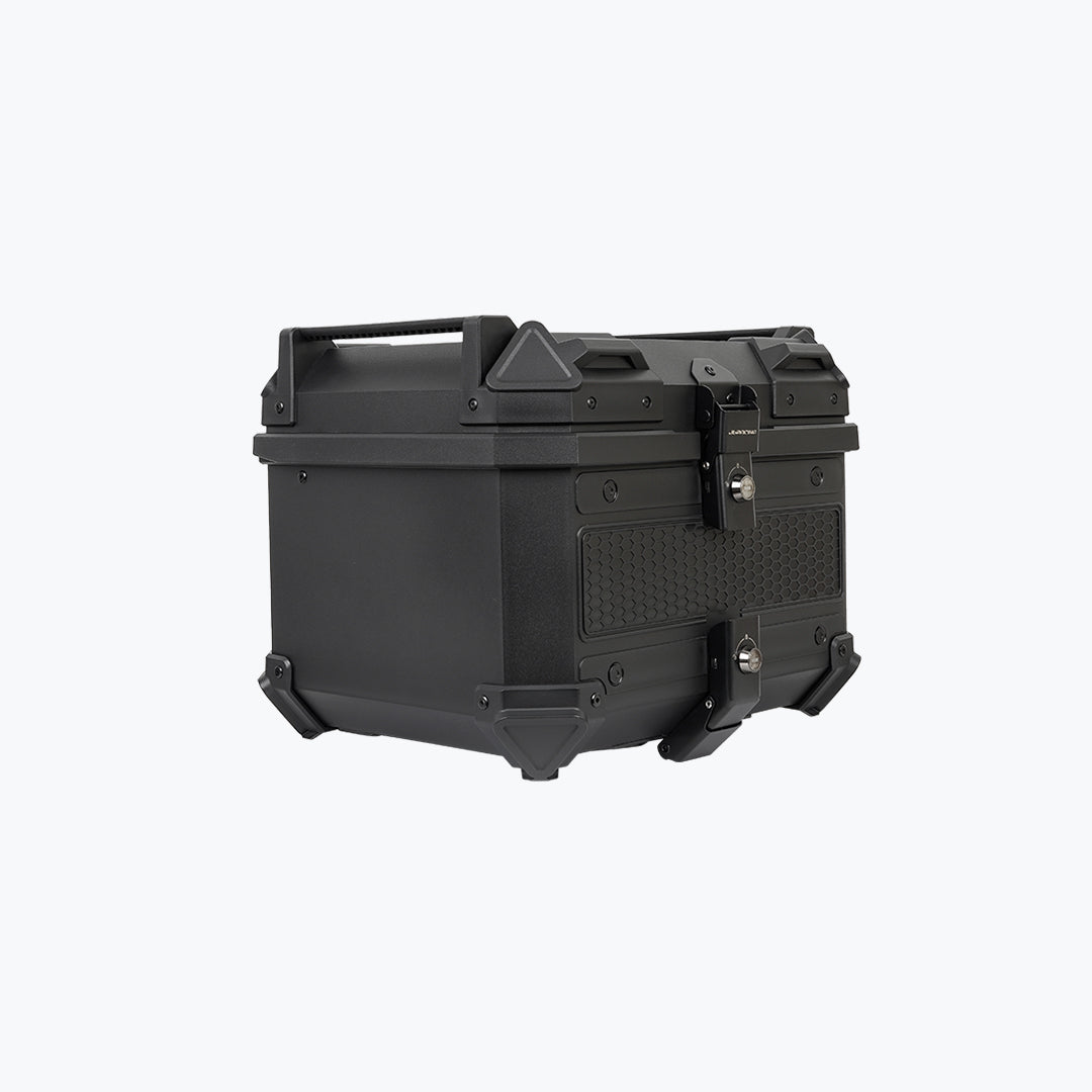 JB Racing Top Box MC 45L Black Economy With Back Rest Pad