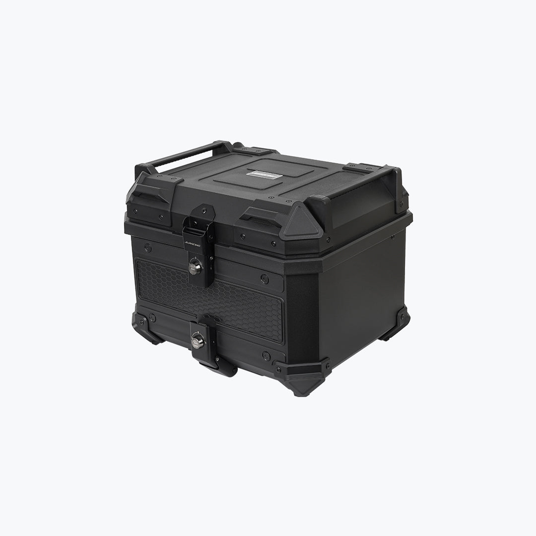 JB Racing Top Box MC 45L Black Economy With Back Rest Pad