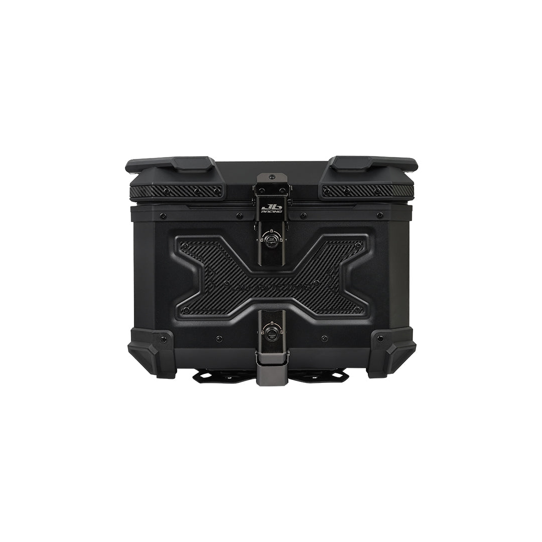JB Racing TC 45L Robo X Carbon Black Premium Top Case With Backrest Pad