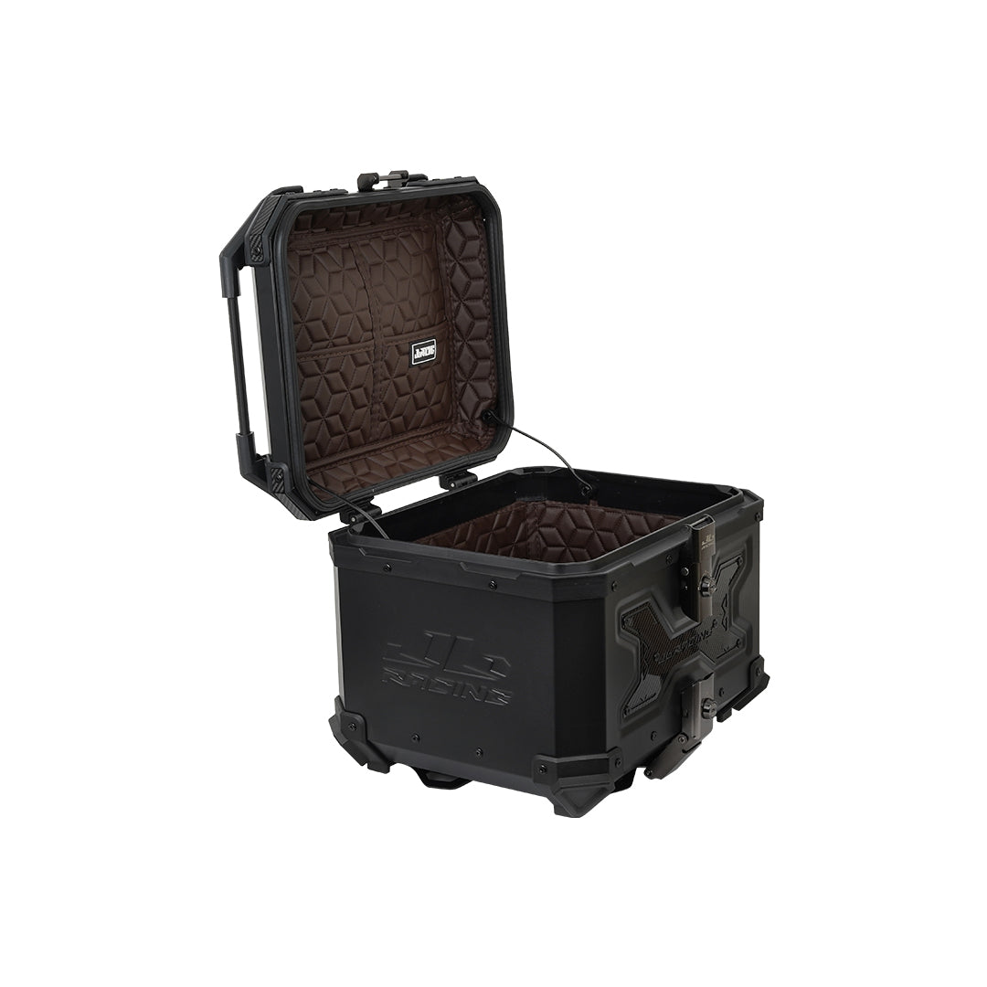 JB Racing TC 45L Robo X Carbon Black Premium Top Case With Backrest Pad