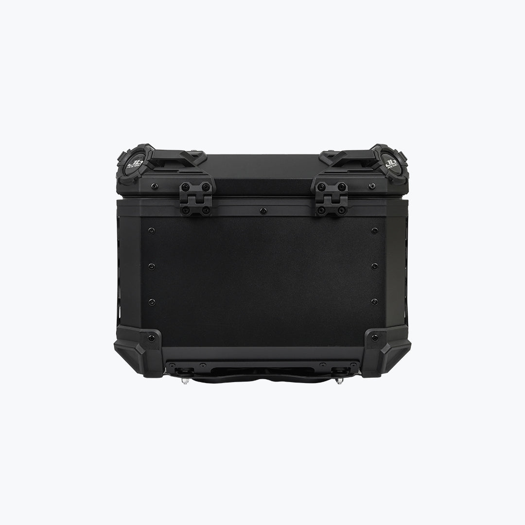 JB Racing TC 45L Black Fence V1.0 Premium Black Top Case With Backrest Pad