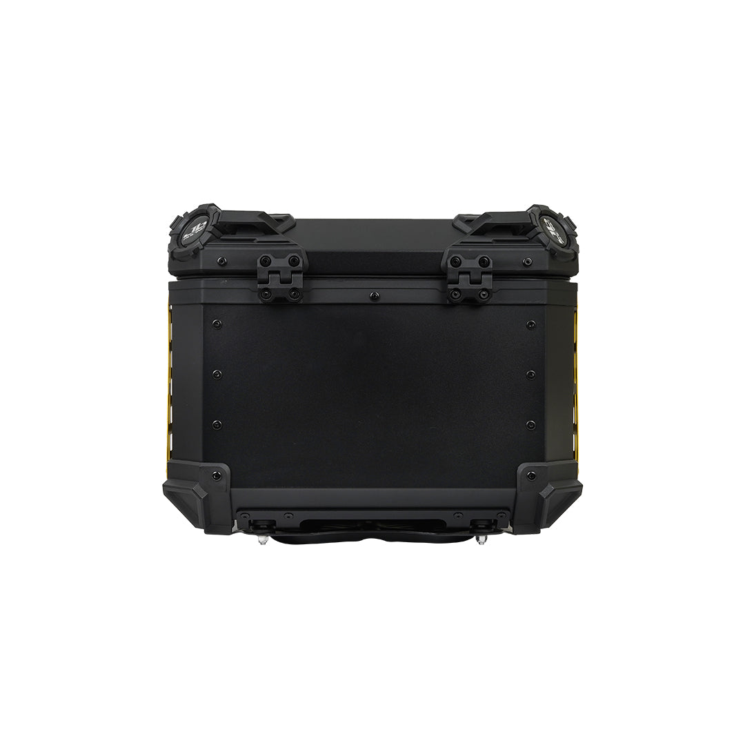 JB Racing TC 45L Yellow Fence V1.0 Premium Black Top Case With Backrest Pad