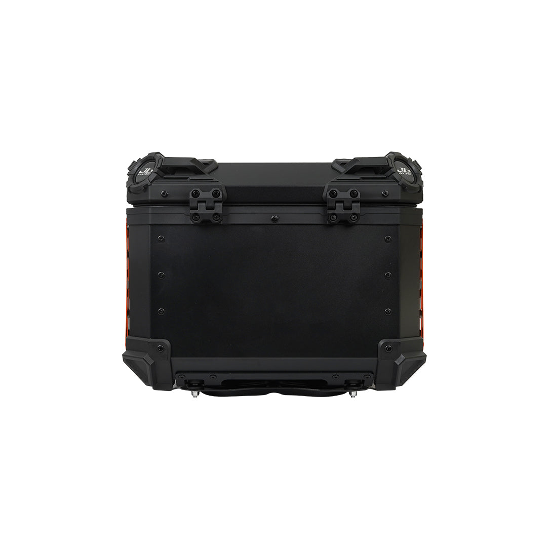 JB Racing TC 45L Orange Fence V1.0 Premium Black Top Case With Backrest Pad
