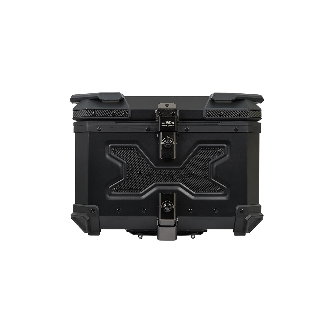 JB Racing TC 55L Robo X Carbon Black Premium Top Case With Backrest Pad