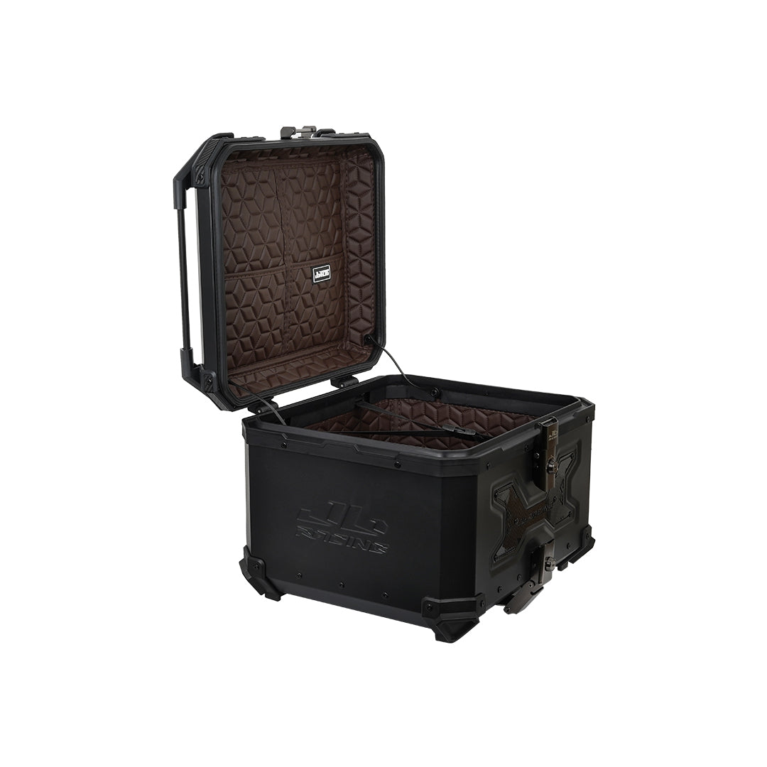 JB Racing TC 55L Robo X Carbon Black Premium Top Case With Backrest Pad