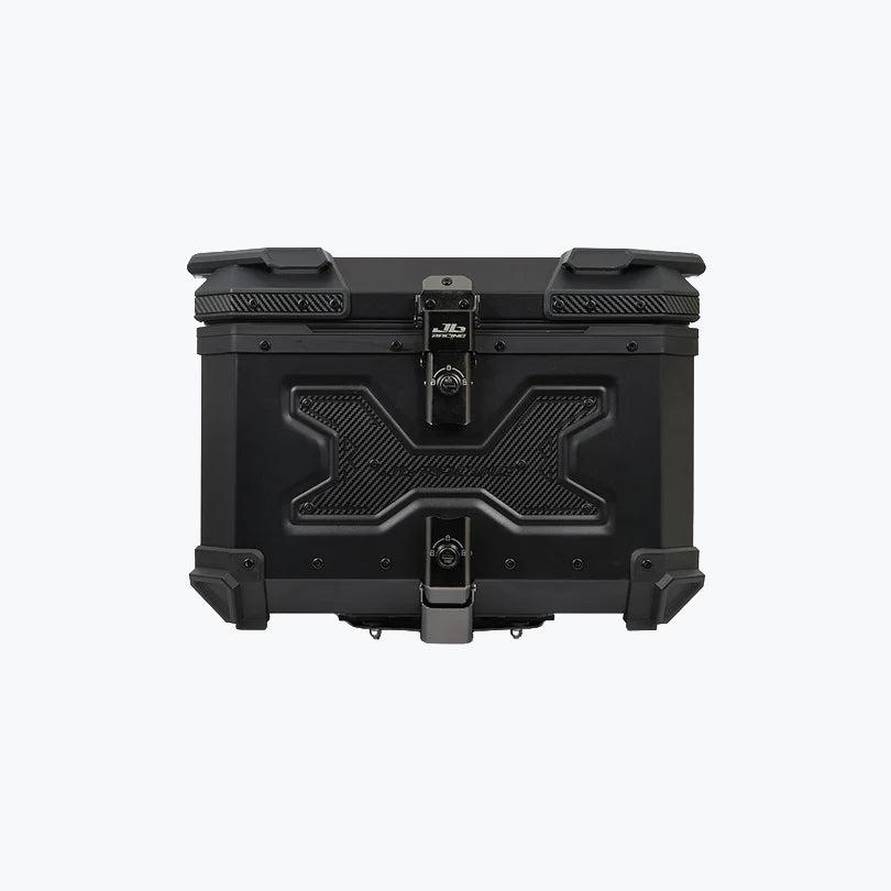 JB Racing TC 55L Robo X Carbon Black Premium Top Case With Backrest Pad