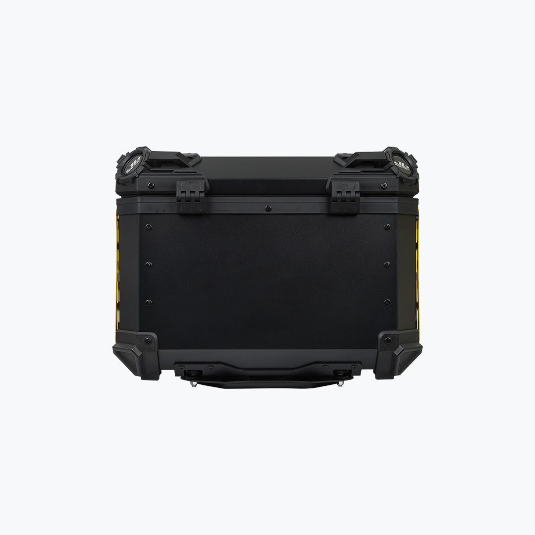 JB Racing TC 55L Yellow Fence V1.0 Premium Black Top Case With Backrest Pad