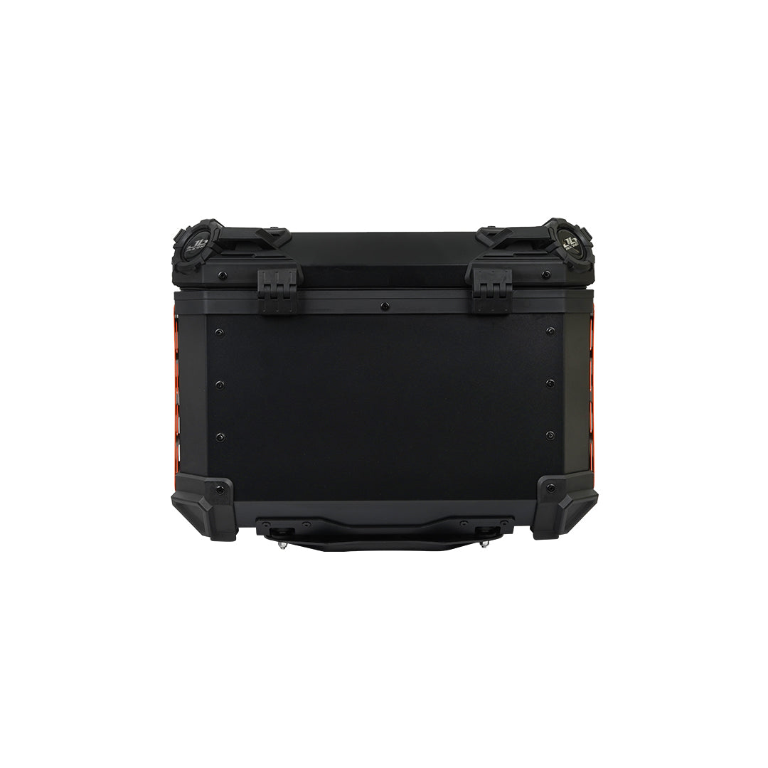 JB Racing TC 55L Orange Fence V1.0 Premium Black Top Case With Backrest Pad