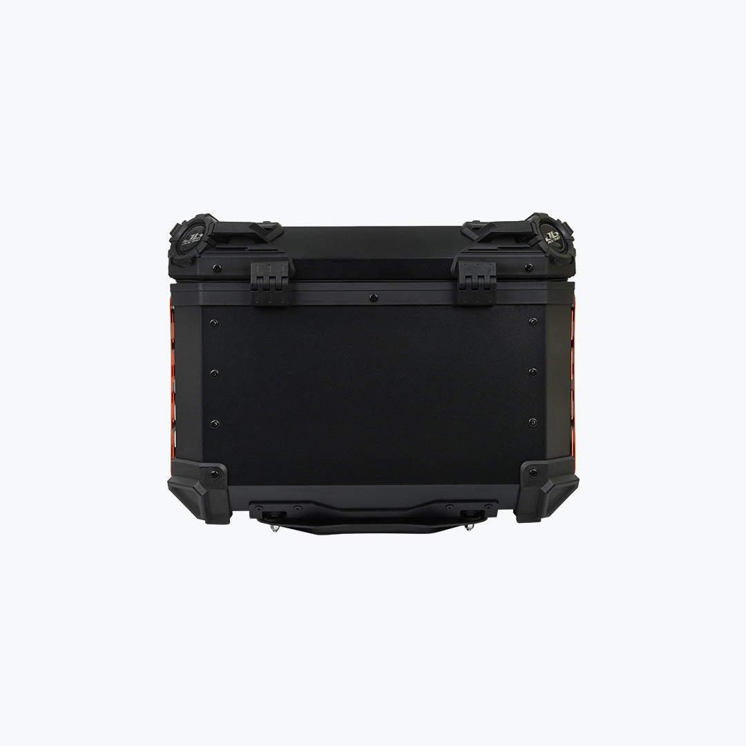 JB Racing TC 55L Orange Fence V1.0 Premium Black Top Case With Backrest Pad