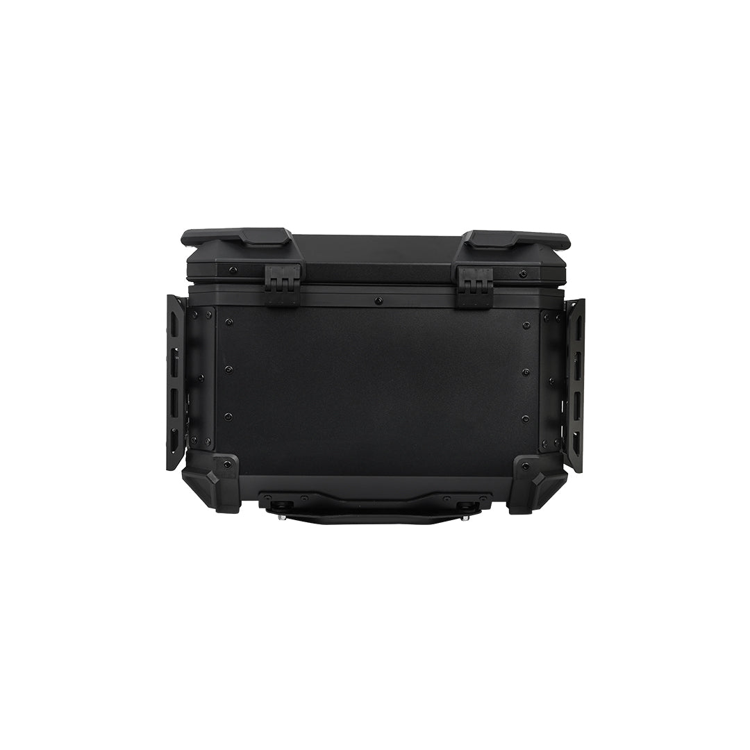 JB Racing TC 55L Black Fence V2.0 Premium Black Top Case With Backrest Pad