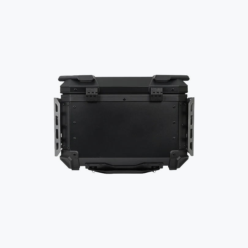 JB Racing TC 55L Titanium Fence V2.0 Premium Black Top Case with Backrest Pad