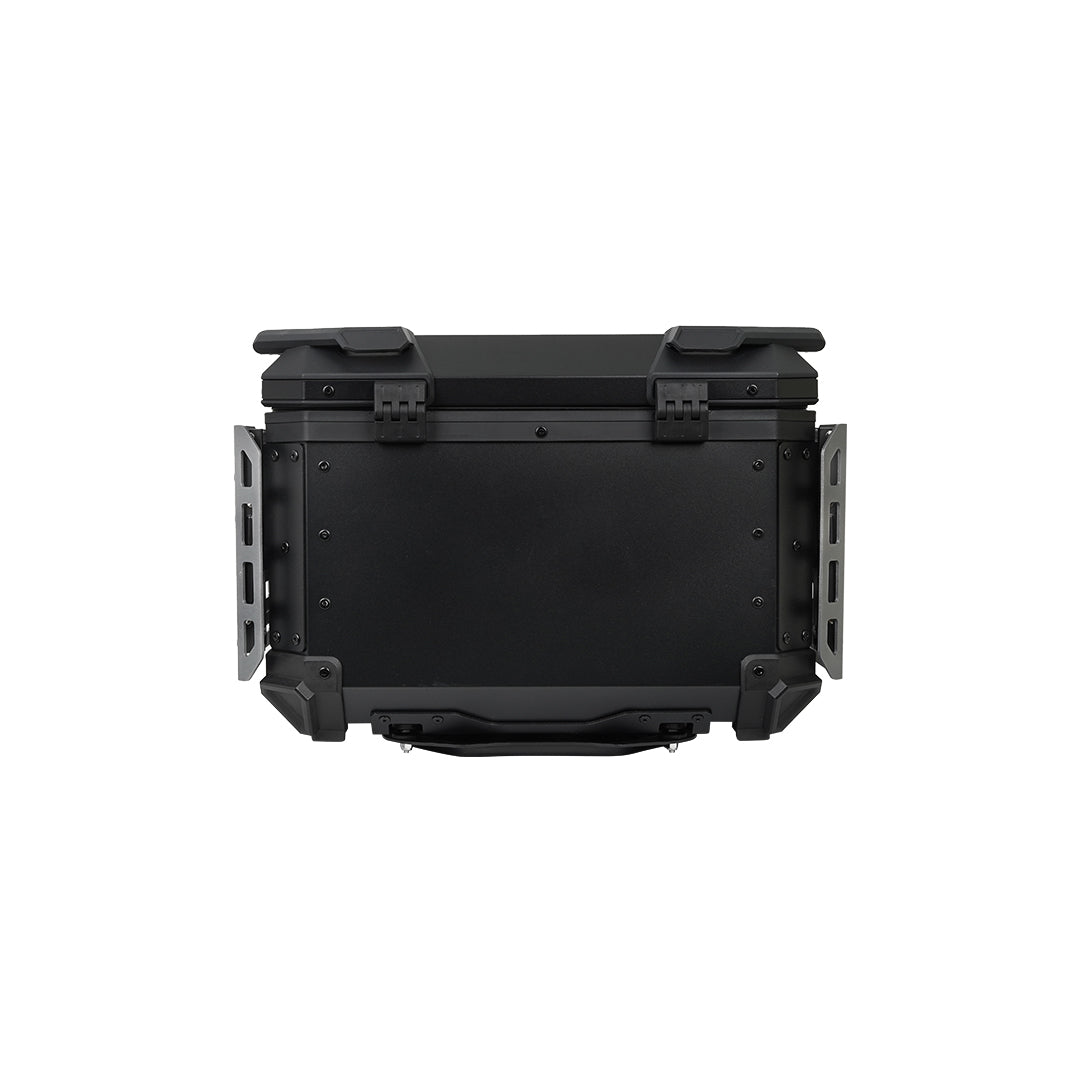 JB Racing TC 55L Titanium Fence V2.0 Premium Black Top Case with Backrest Pad